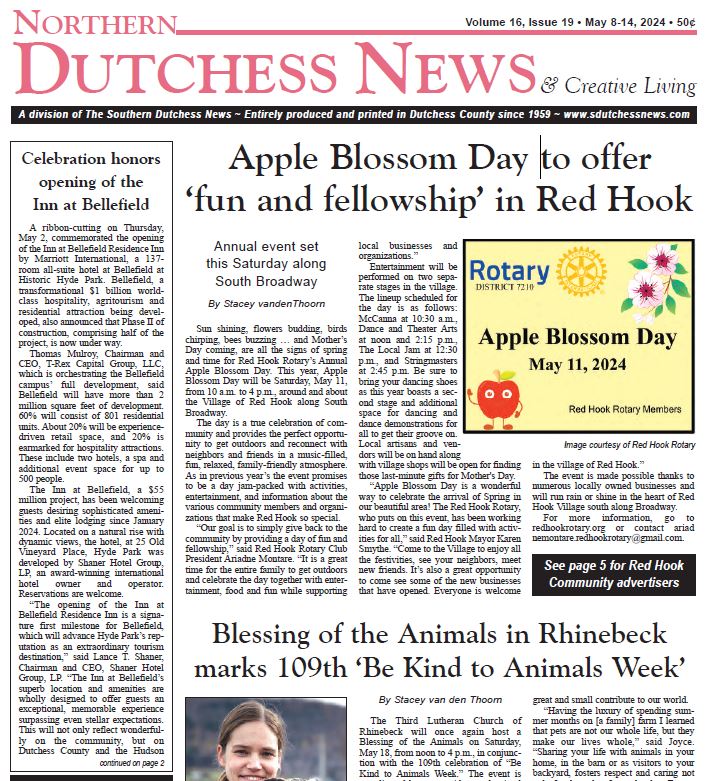 Northern Dutchess News article